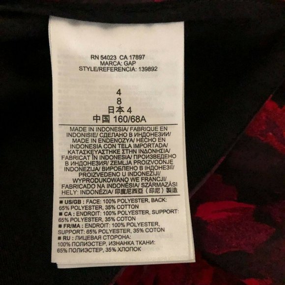 GAP Floral Inverted Pleats A-Line Mini Skirt 4 - Picture 10 of 12